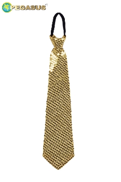 CRAVATTA PAILLETTES ORO